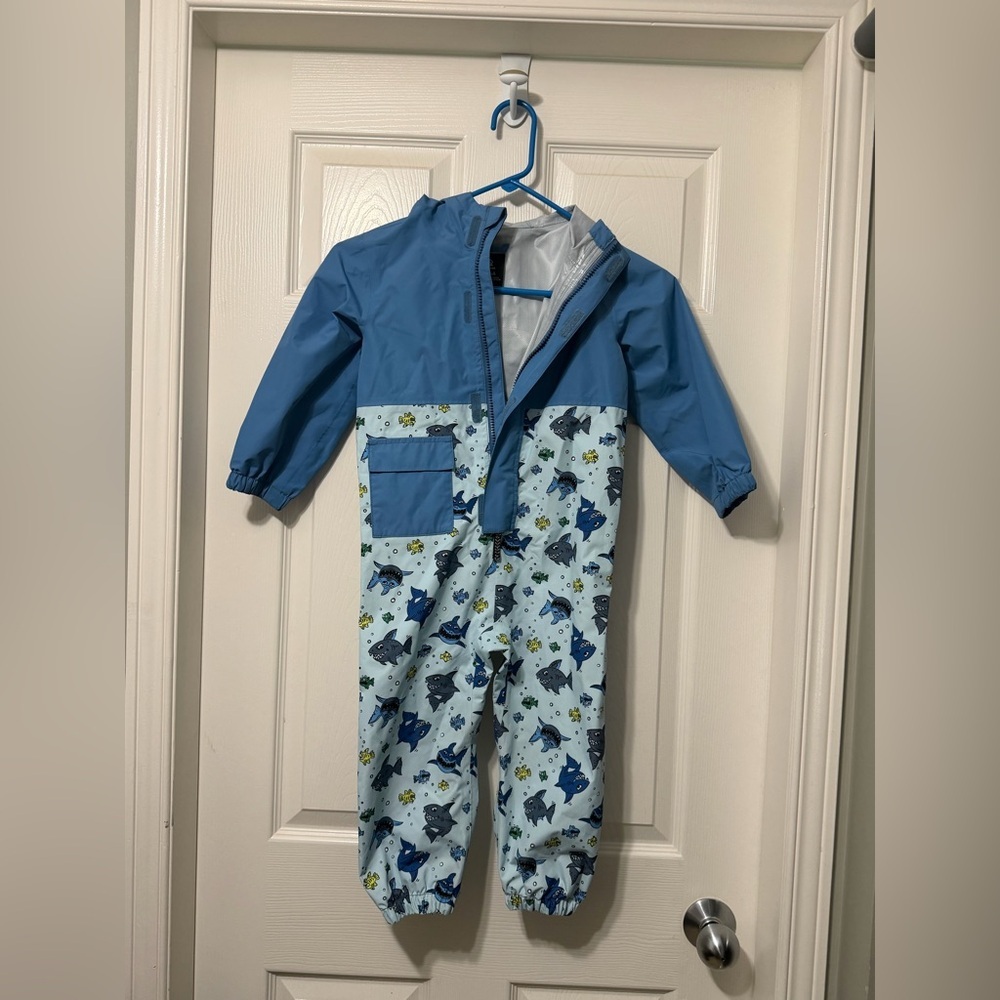 Ripzone Kids rain suit muddy buddy size 4t guc